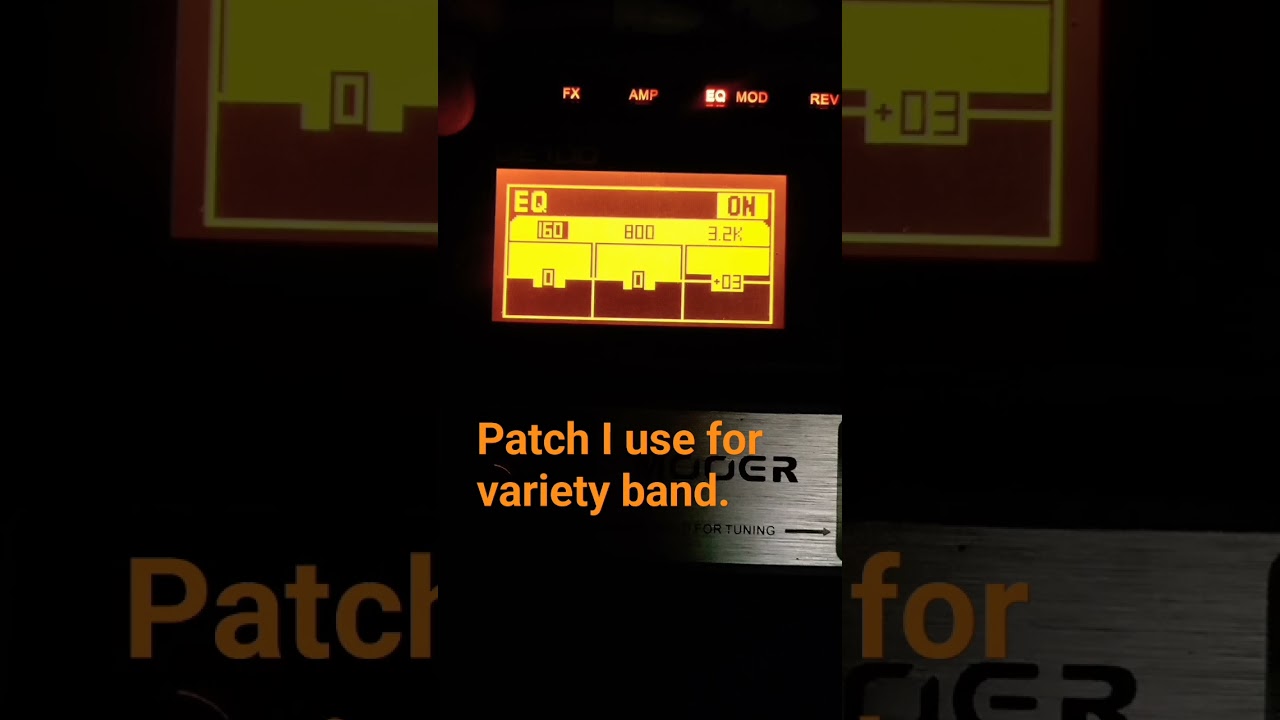 Clean Chorus - Mooer GE 100 - Patch Sharing