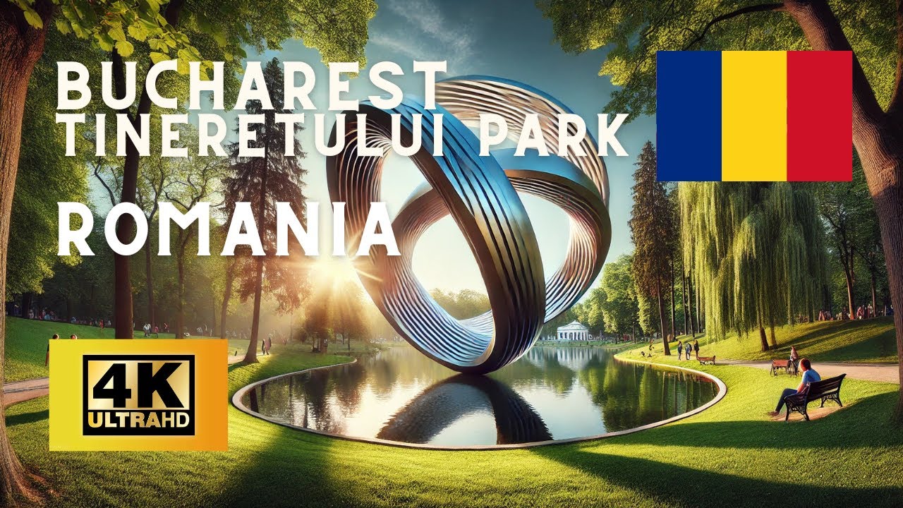 [4K] Bucharest, Romania - Tineretului Park - Saturday walk