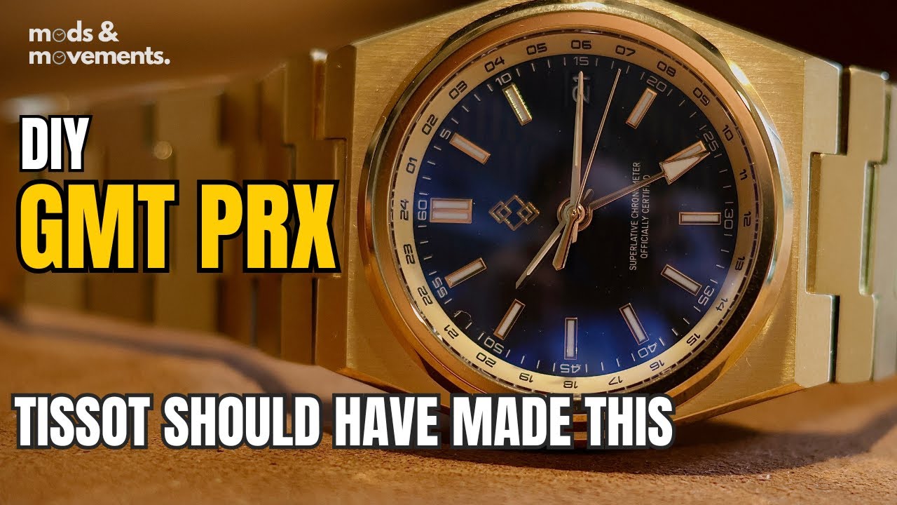 DIY GMT PRX Build | The PRX Tissot Should Have Made (NH34 Mod)