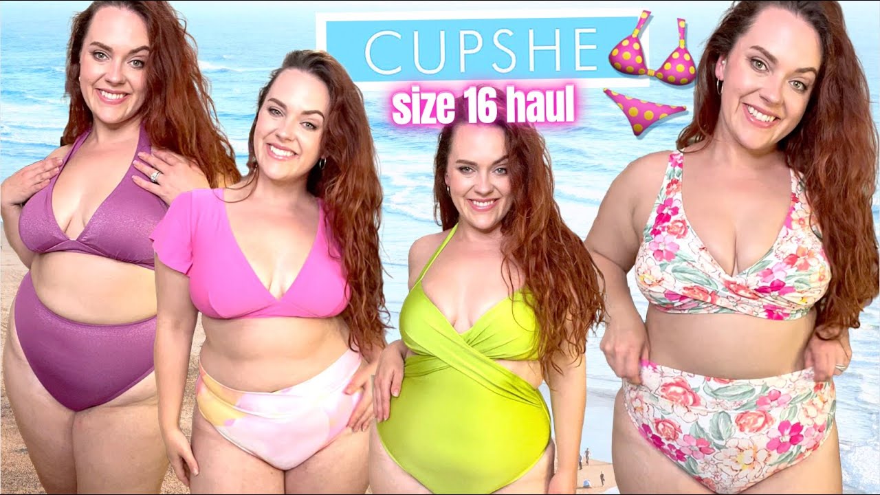 trying on my NEW size 0X CUPSHE swimsuit - Will They FIT??? *size 16* An Honest Curve/Plus Review