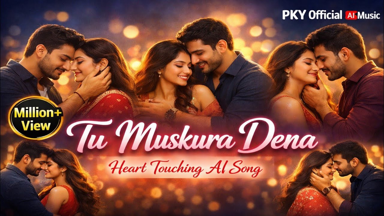 Tu Muskura Dena ❤️ | Heart Touching AI Romantic Song | New Hindi Song 2026| Bollywood New Hindi Song