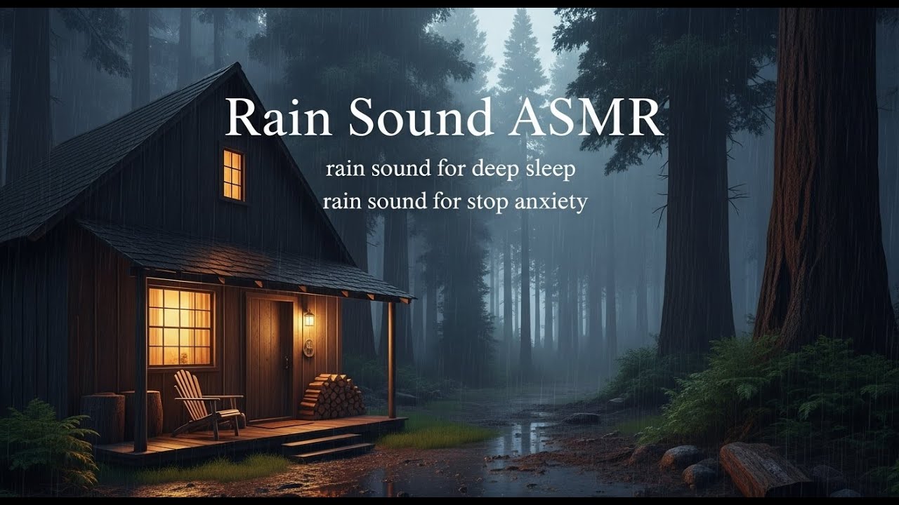 Gentle Rain and Thunder Ambience for Deep Sleep, Anxiety Relief, and Inner Peace for Insomnia