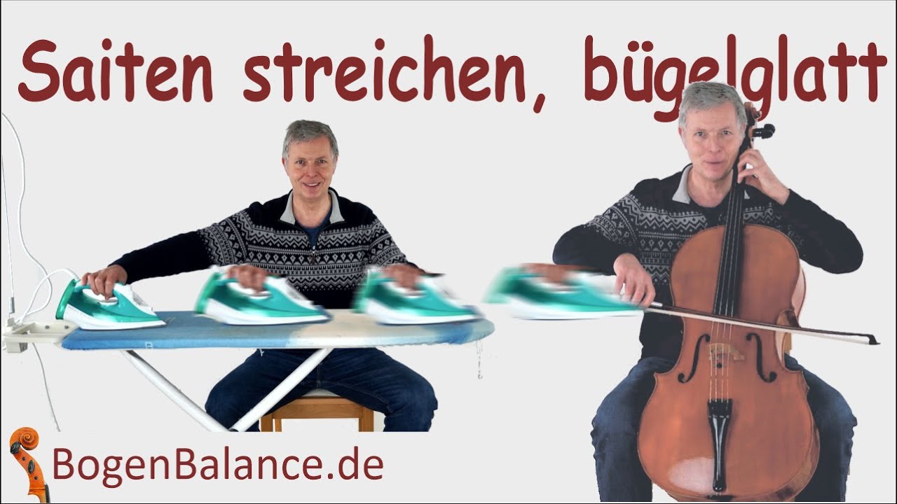 So streichst Du leicht am Cello