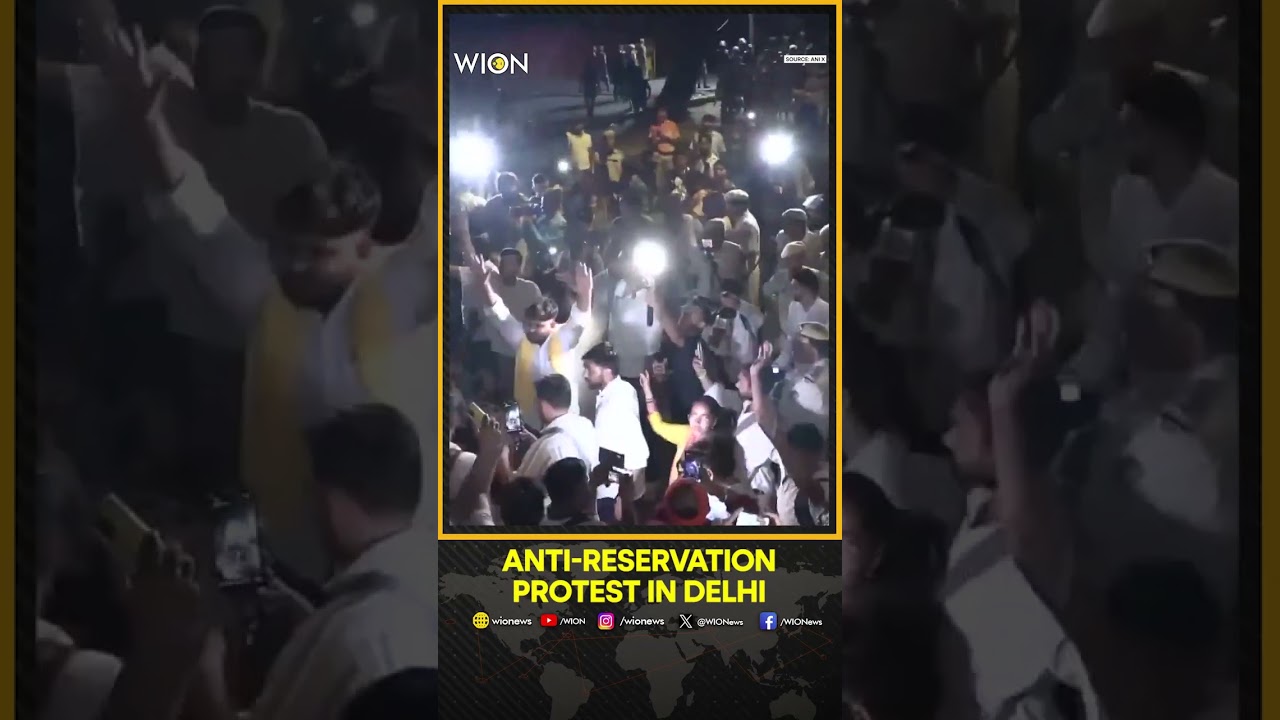 Massive Protest Against Caste Reservation Erupts At Delhi's Jantar Mantar | WION Shorts
