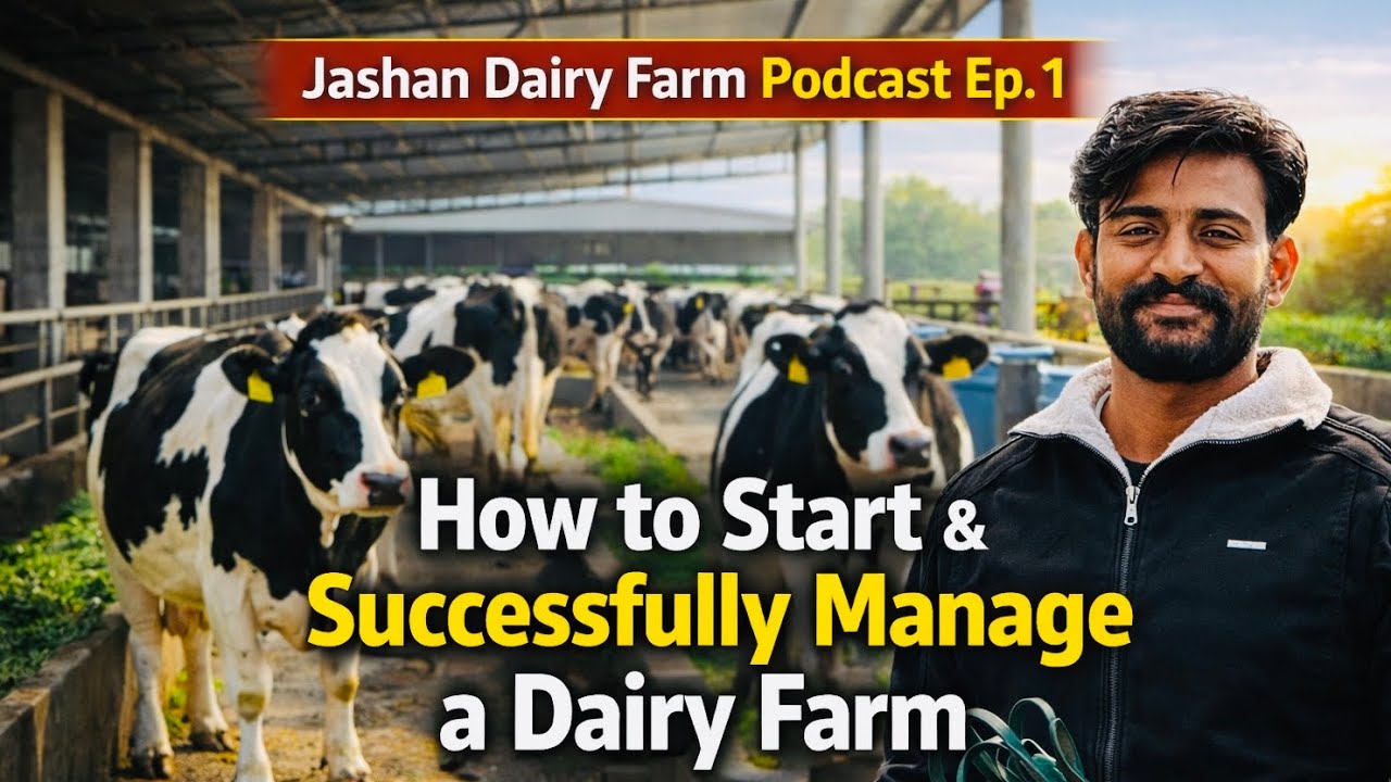 “Complete Guide to Starting & Managing a Profitable Dairy Farm || Podcast ||  Jashan Dairy Farm”