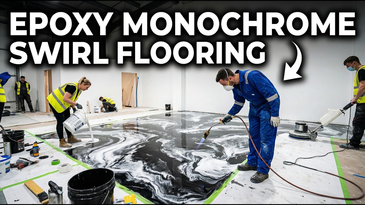20 Epoxy Floors to LOVE ❤️: Color Swirl Magic - Where Art Meets Flooring! | #epoxy #interiordesign
