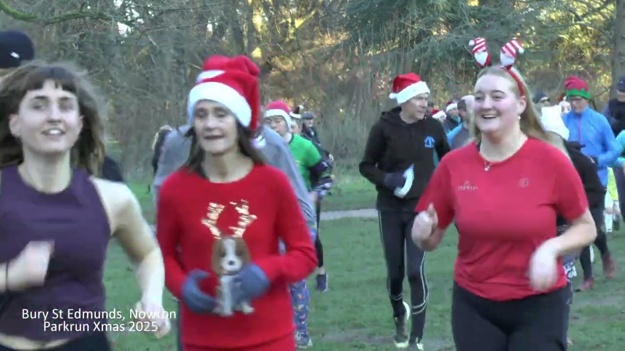 4k Parkrun Xmas Nowton Park Bury St Edmunds 2025 Every Runner
