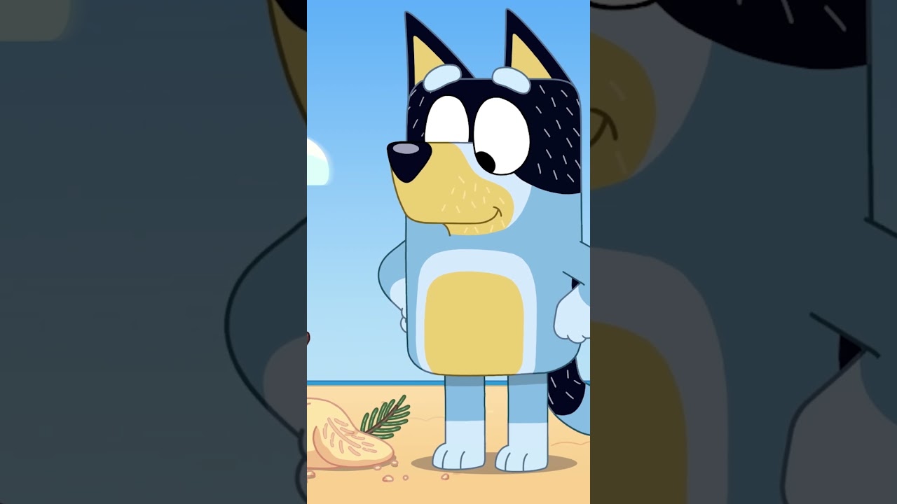 Bingo's Stickbird For Real Life! 🏖️ | Bluey #ytshorts