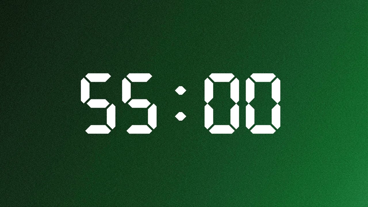 55 Minute Timer to Reset Your Focus & Lead With Excellence | Rolex Green Edition | NX