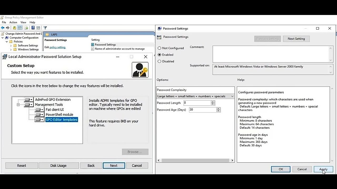 How To Change Local Administrator Password Using Group Policy Windows Server 2019 And Deploy LAPS