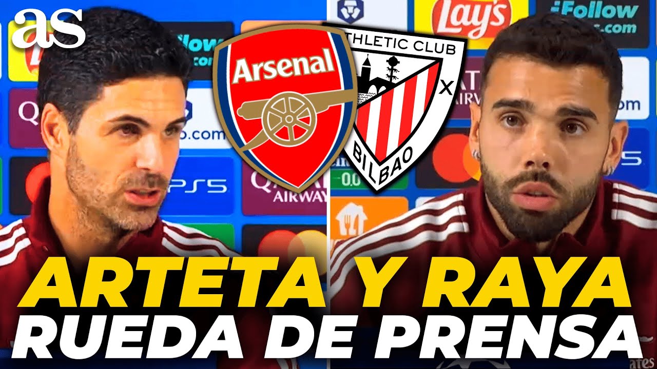 MIKEL ARTETA, RUEDA DE PRENSA COMPLETA | Previa CHAMPIONS ARSENAL FC vs. ATHLETIC CLUB