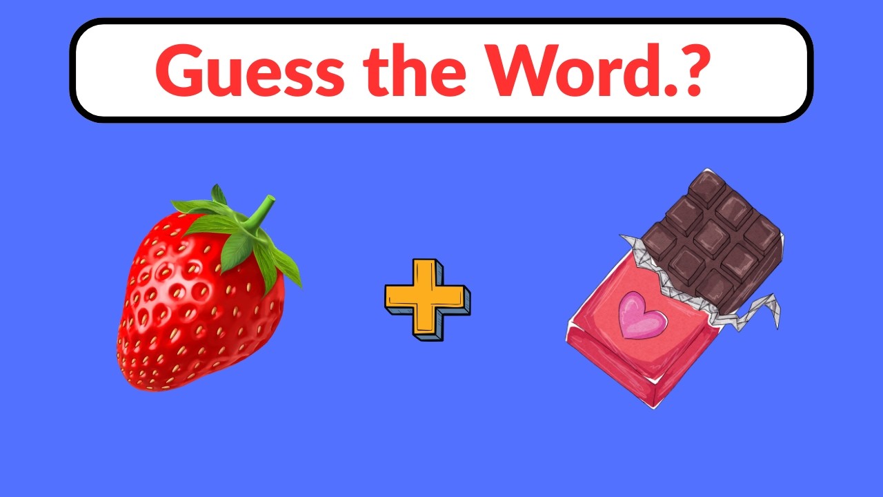 Guess The Word By Emoji😀|| Famous Word Challenge ||