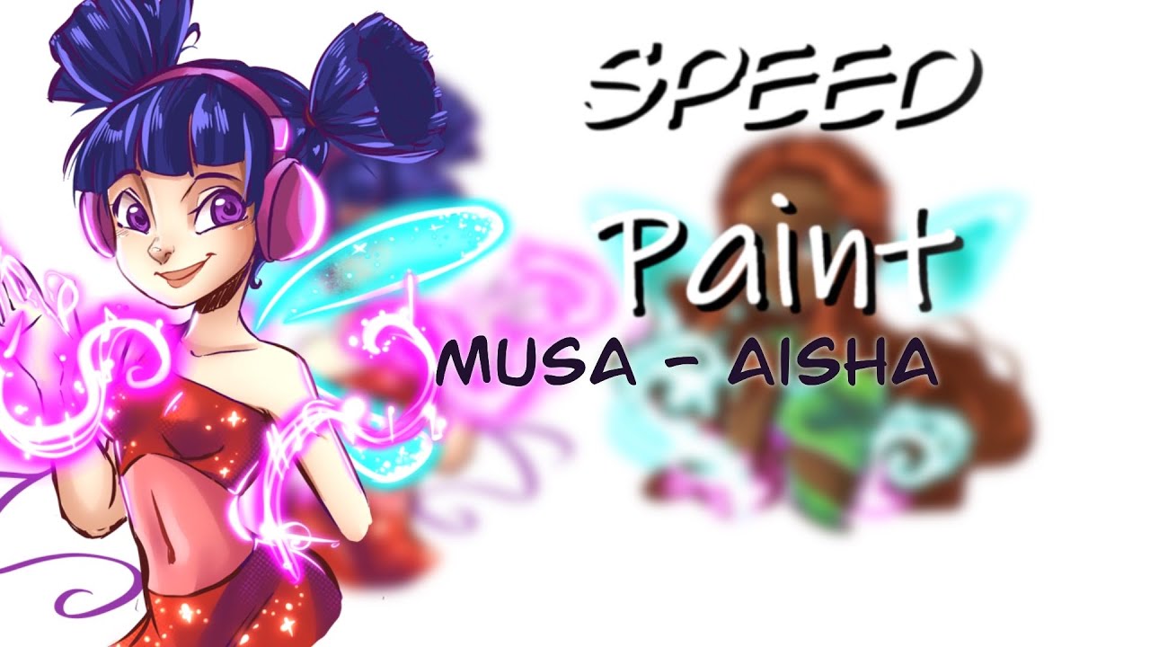WINX CLUB - MUSA - AISHA - Snorly art Fanart #20 [SPEEDPAINT]