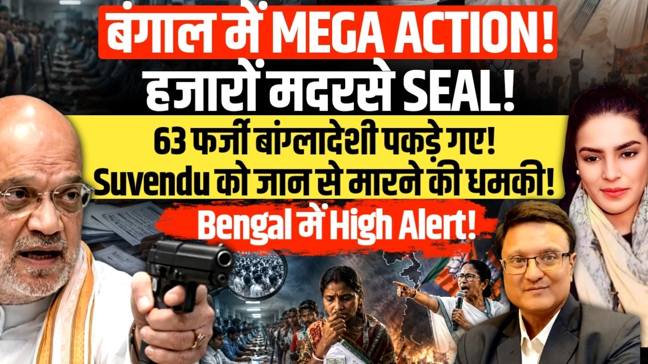 West Bengal MEGA Action! Madrasa Crackdown & Suvendu Adhikari Threat | Sumeet Mehta | Amber Zaidi