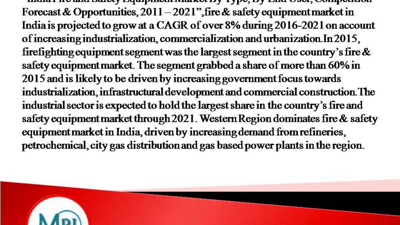 Fire and Safety Equipment Market in Indi