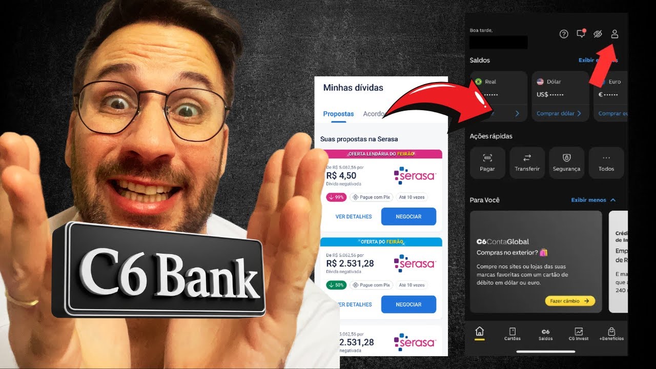 C6 Bank para NEGATIVADOS: VALE a Pena Criar Relacionamento? (A VERDADE Revelada!)