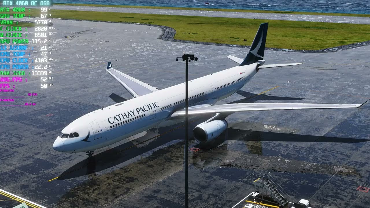 X-Plane 12 Airbus A330 Seychelles {RTX 4060 EAGLE OC 8GB + i3 12100F | 32GB RAM | High Settings} PC