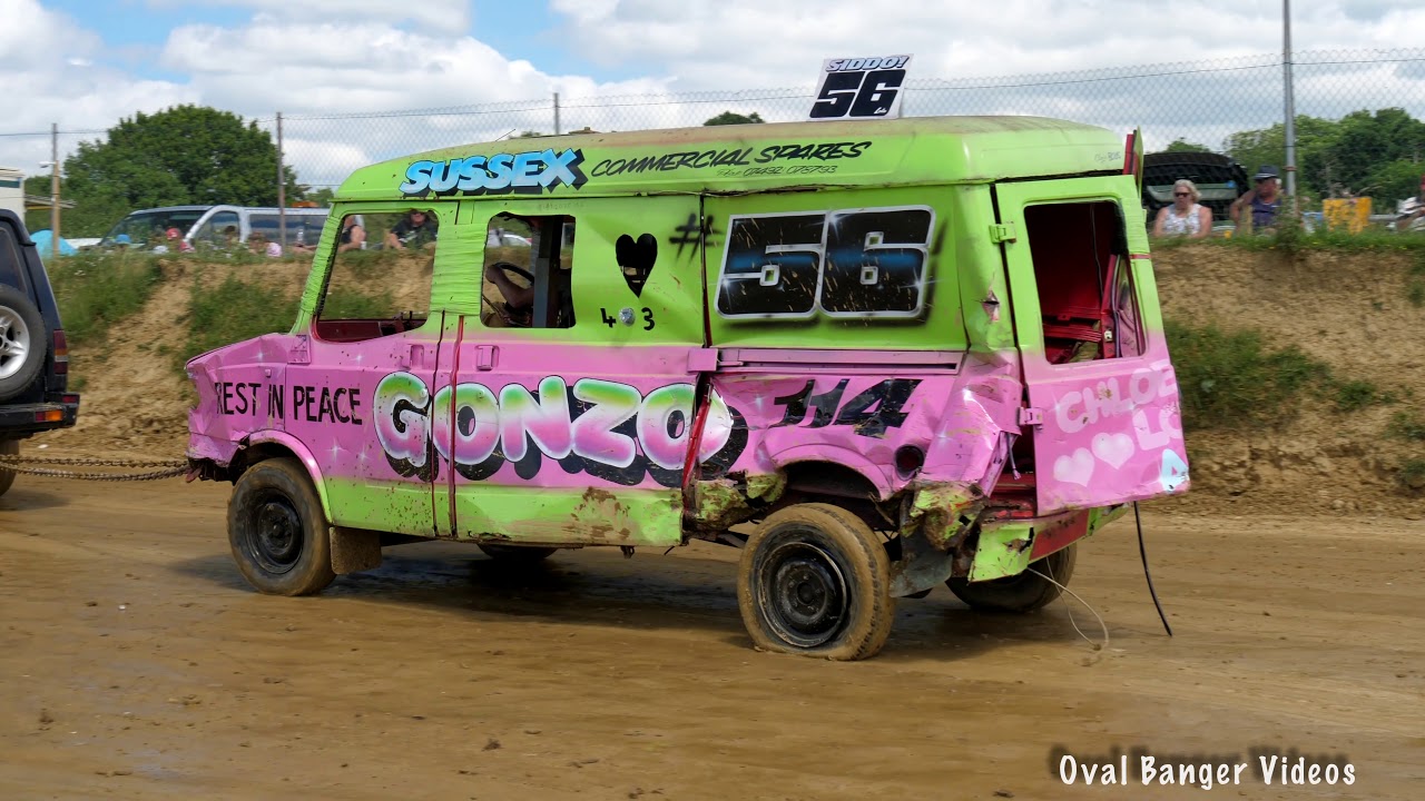 Banger Racing Big Van Bangers Smallfield Raceway