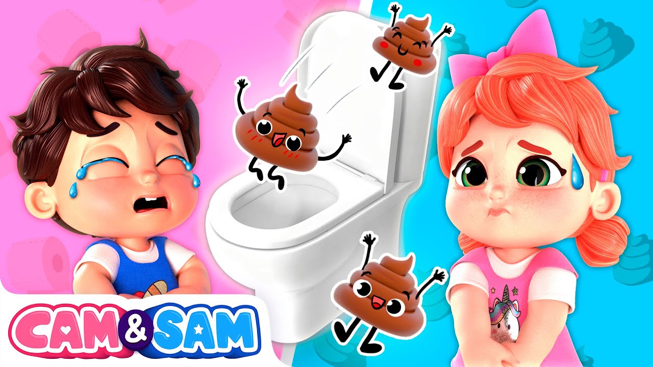 Yes! Go to the Potty! 💩 Baby Potty Training Song + More Nursery Rhymes | Cam & Sam