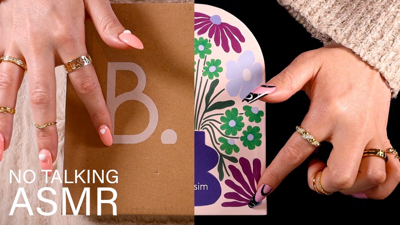 ASMR 2Hrs Sleepy Cardboard Sounds (🎧 No Talking | tapping, scratching & tracing)