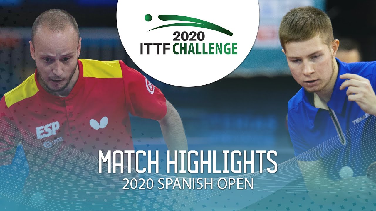 Carlos Machado vs Denis Ivonin | 2020 ITTF Spanish Open Highlights (R64)