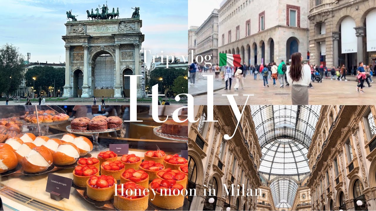 イタリア旅行vlog🇮🇹ミラノ・ローマ・フィレンツェの3都市周遊 ┊ヨーロッパ新婚旅行┊旅費公開┊ミラノホテル紹介┊観光┊お土産購入