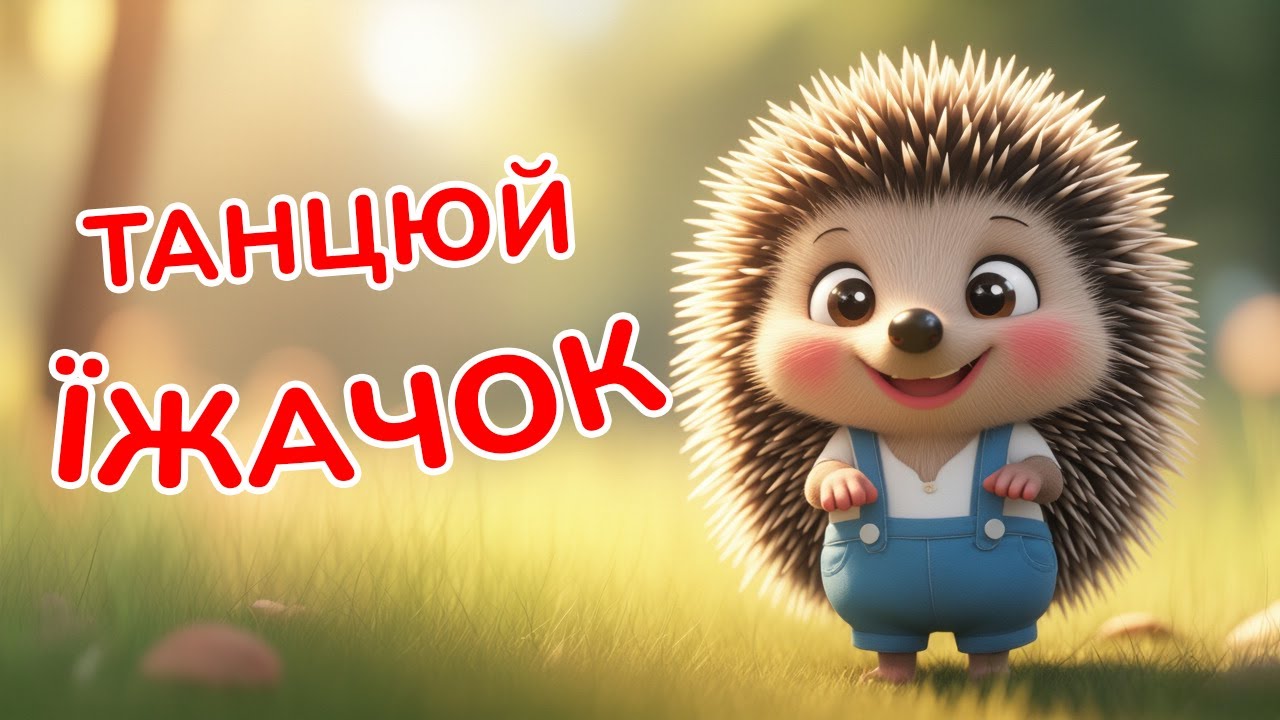 ТАНЦЮЙ, ЇЖАЧОК! 🦔 Весела Пісенька для Дітей &ndash; Співай та Танцюй Разом із Друзями | Пушинка ТВ