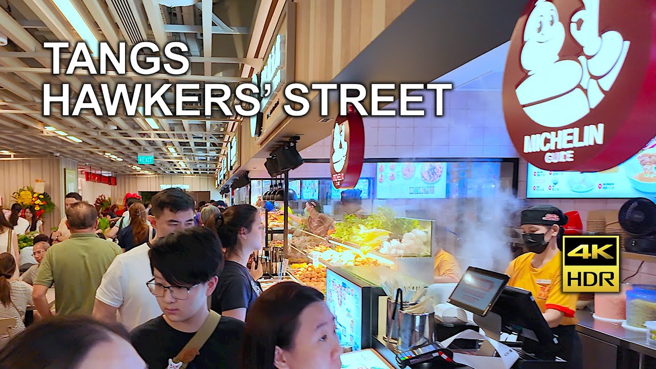 🍲Orchard Road - TANGS Hawkers’ Street 街边小贩 (with 6 Michelin Guide Stalls)