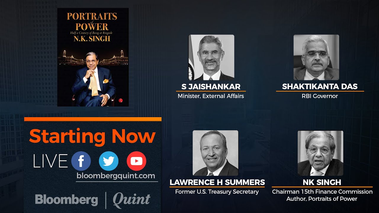 Panel Discussion At NK Singh's Book Launch: Shaktikanta Das, Lawrence H Summers & S Jaishankar