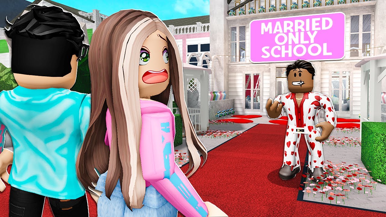 School Is For MARRIED COUPLES.. They Made Him CHEAT! (Roblox Bloxburg)