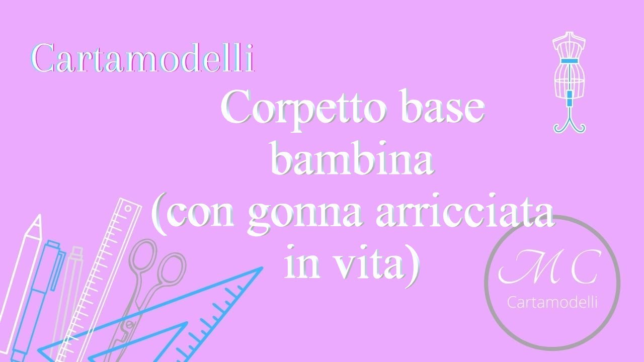 Vestito base bambina(corpetto base)