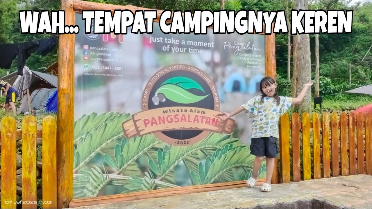 CAMPING GROUND TEPI SUNGAI DI PANGSALATAN CIBODAS | JAWA BARAT