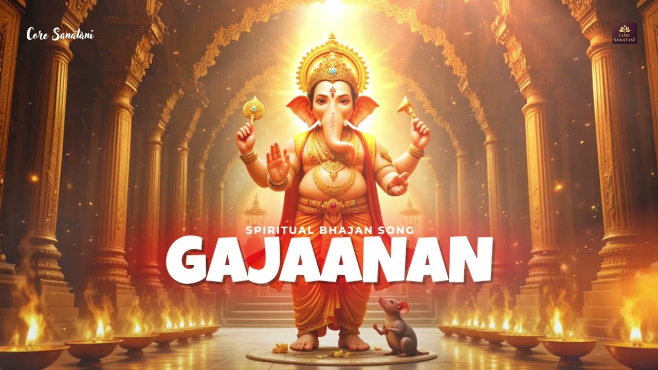 Gajaanan | 🌸 गणेश जी भजन | New Song 2025 | Core Sanatani 🙏🎶