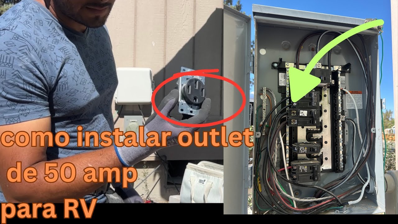 Como instalar un enchufe de 50 amp para una RV