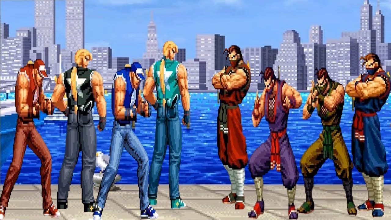 [KOF Mugen] terry bogard TEAM VS eiji kisaragi TEAM