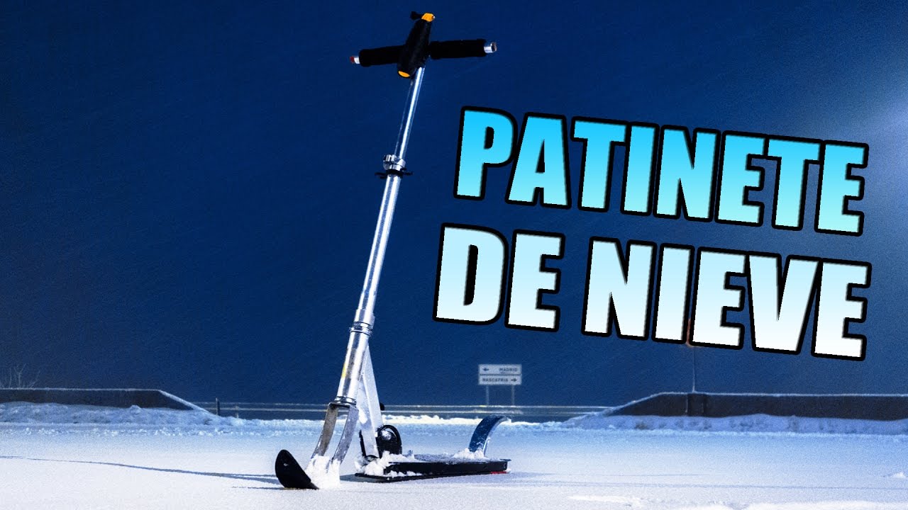 PATINETE PARA NIEVE CASERO