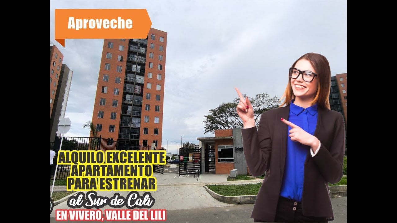 ALQUILO EXCELENTE APARTAMENTO PARA ESTRENAR AL SUR DE CALI EN VIVERO VALLE DEL LILI