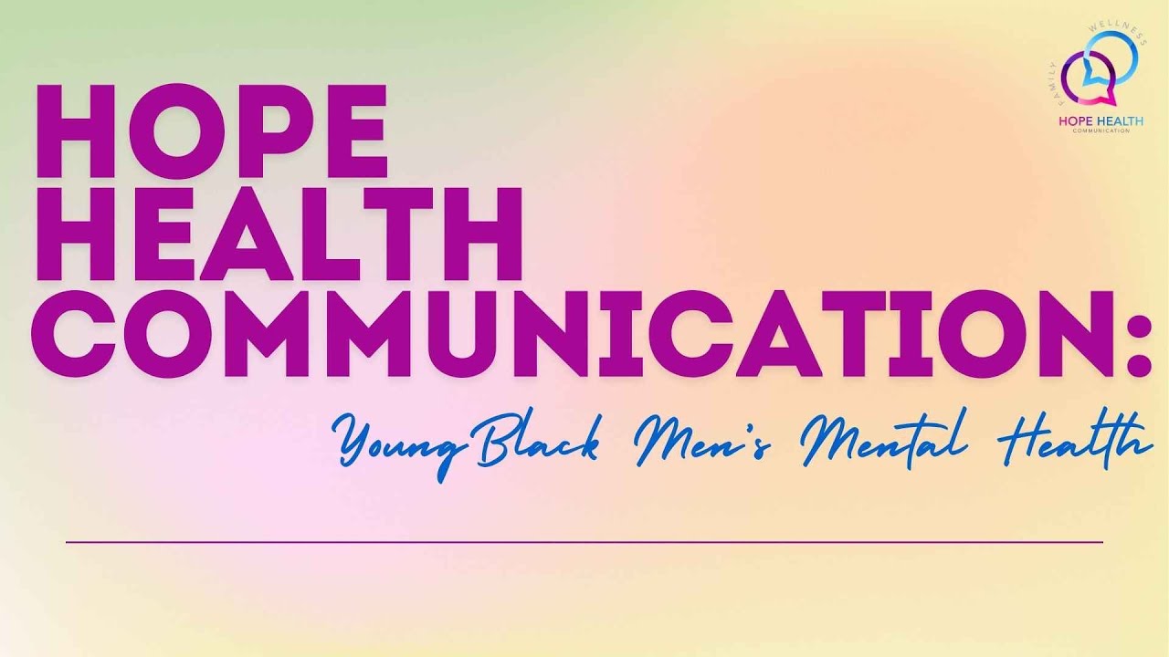 A Different Kind of Strength: Young Black Men and Mental Health