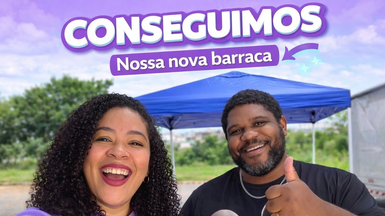 Chegou A Barraca Nova e Outras Coisas | Nosso Pneu Furou | Fomos Lá No Ponto Testar A Barraca Nova.