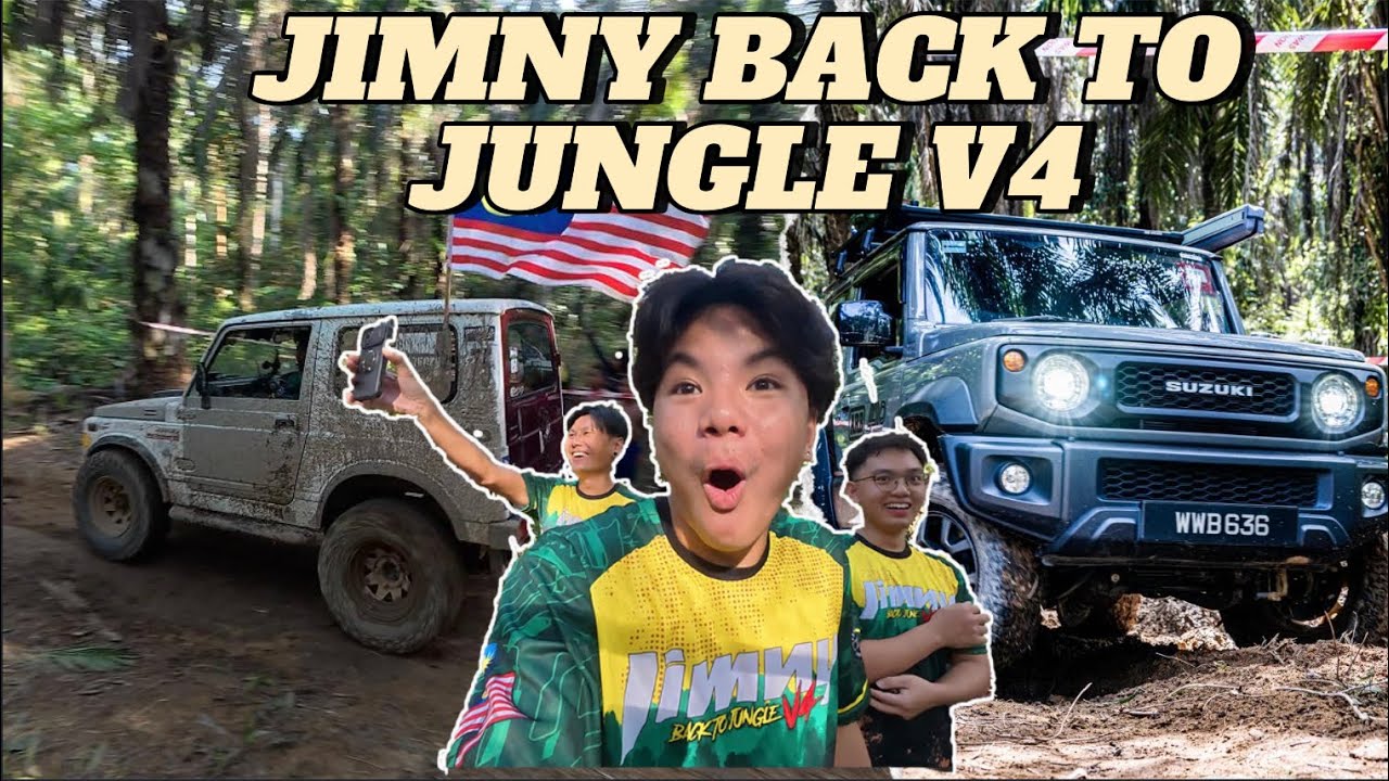 Безумное испытание на бездорожье на Jimny | Jimny возвращается в джунгли V4