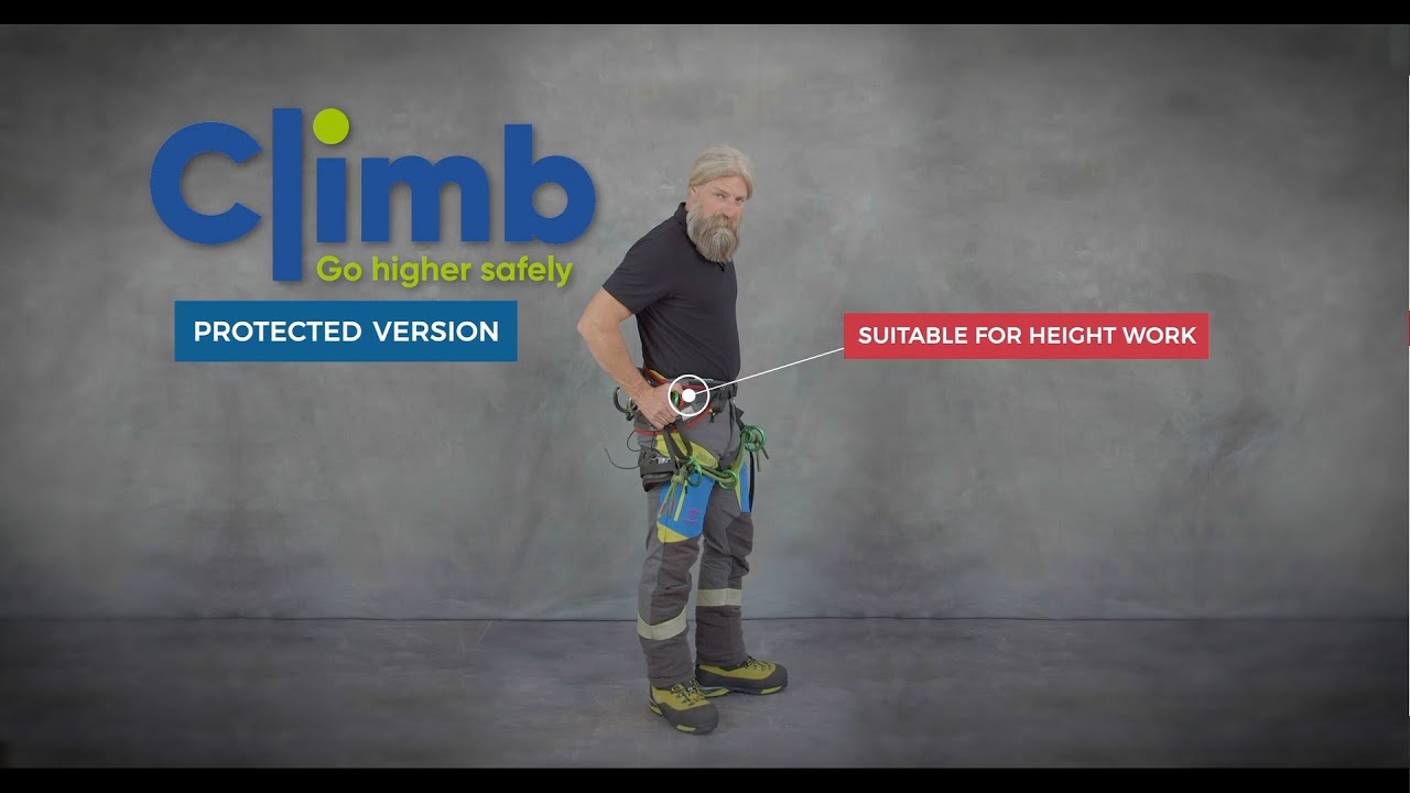 Climb safety pant