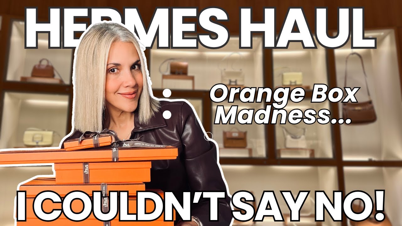 Лучший выбор Hermes 🍊🛍️ Вы не поверите, что внутри этих оранжевых коробок 🧡 Я не смогла устоять! 😉