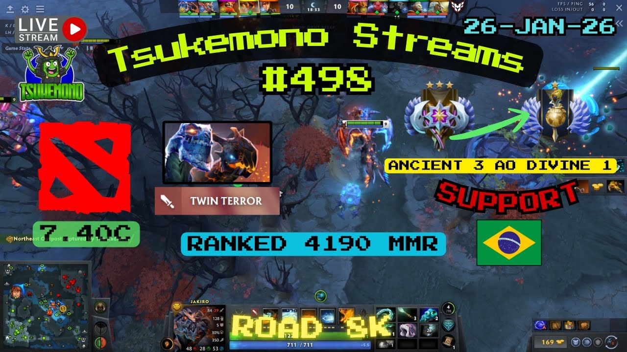 🔴 #498 LIVE | RANKEDS 4190 MMR | SUP5 • SUP4 • OFF