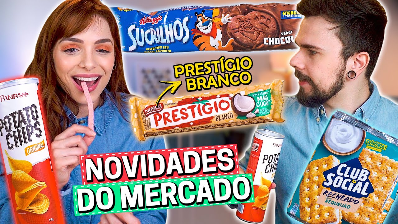 PROVANDO COMIDAS DE MERCADO! UNS BONS, outros não...