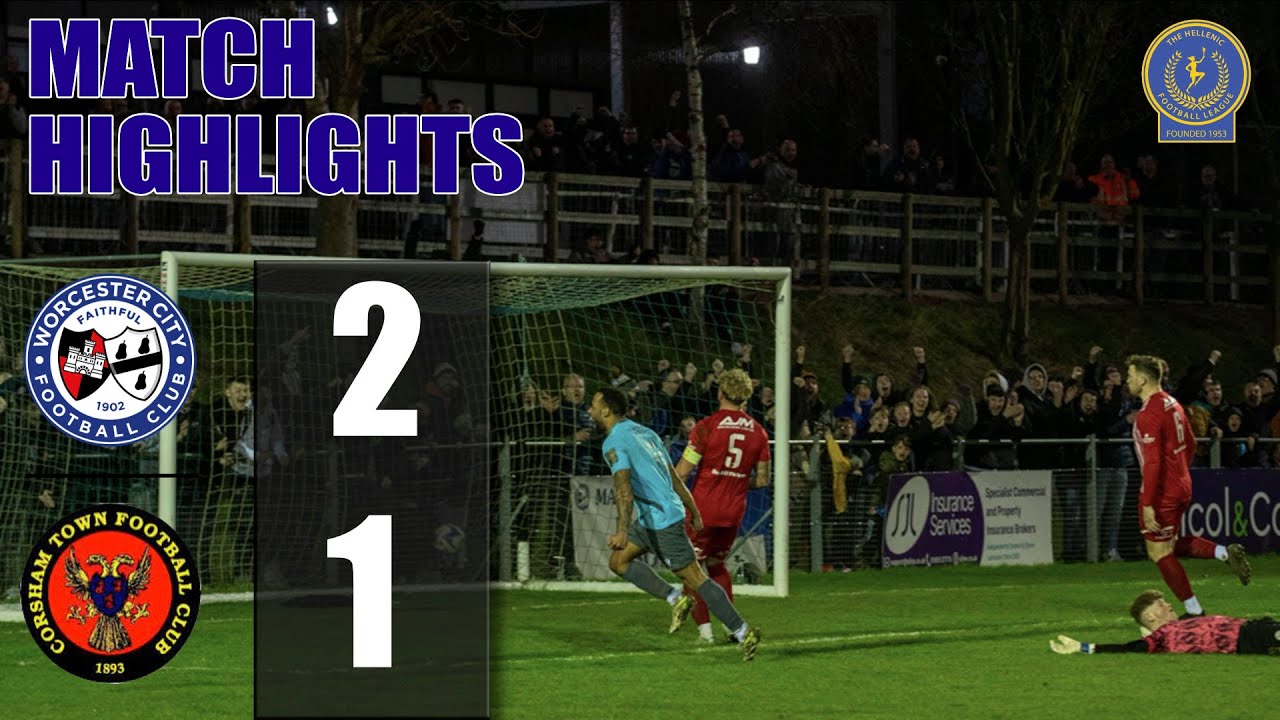Worcester City 2 Corsham Town 1