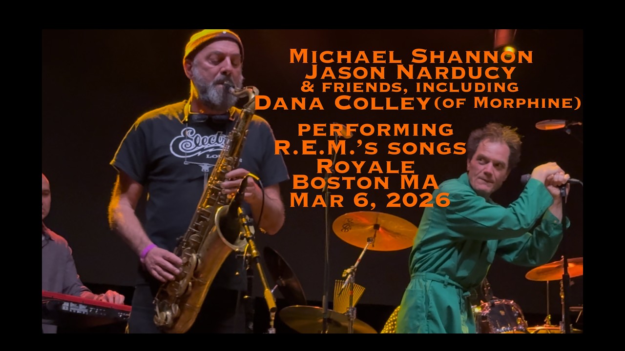 Michael Shannon, Jason Narducy & friends R.E.M. tribute, Royale, Boston MA, Mar 7, 2026 (1st encore)