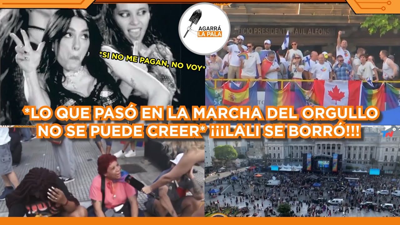 LO QUE PAS&Oacute; EN LA MARCHA DEL ORGULLO ANTI-MILEI NO SE PUEDE CREER: 