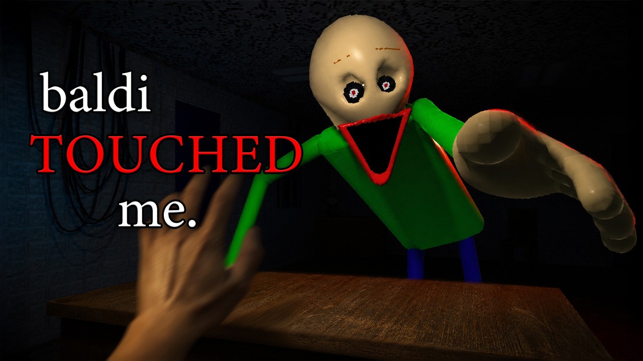 Baldi CAUGHT ME in His Schoolhouse..