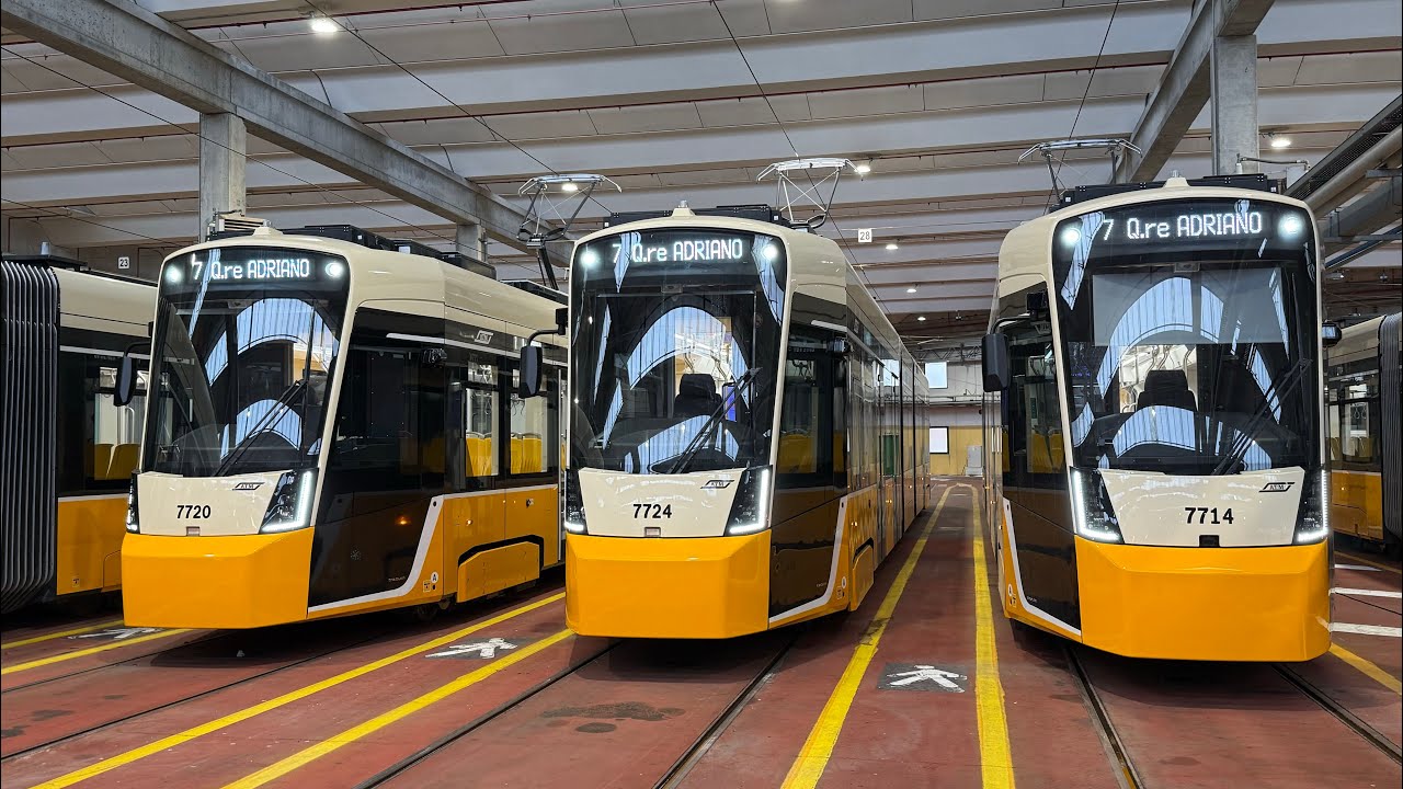 Inaugurazione nuova tratta della Metrotranvia 7 quartiere Adriano Milano 