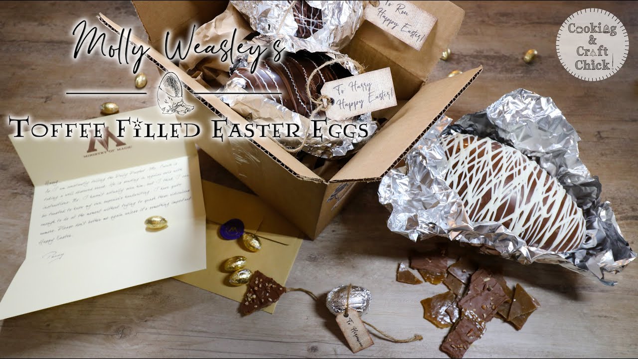 Mrs. Weasley's Chocolate Eggs filled with Toffee : Easter : Fillable Chocolate Eggs :  Harry Potter